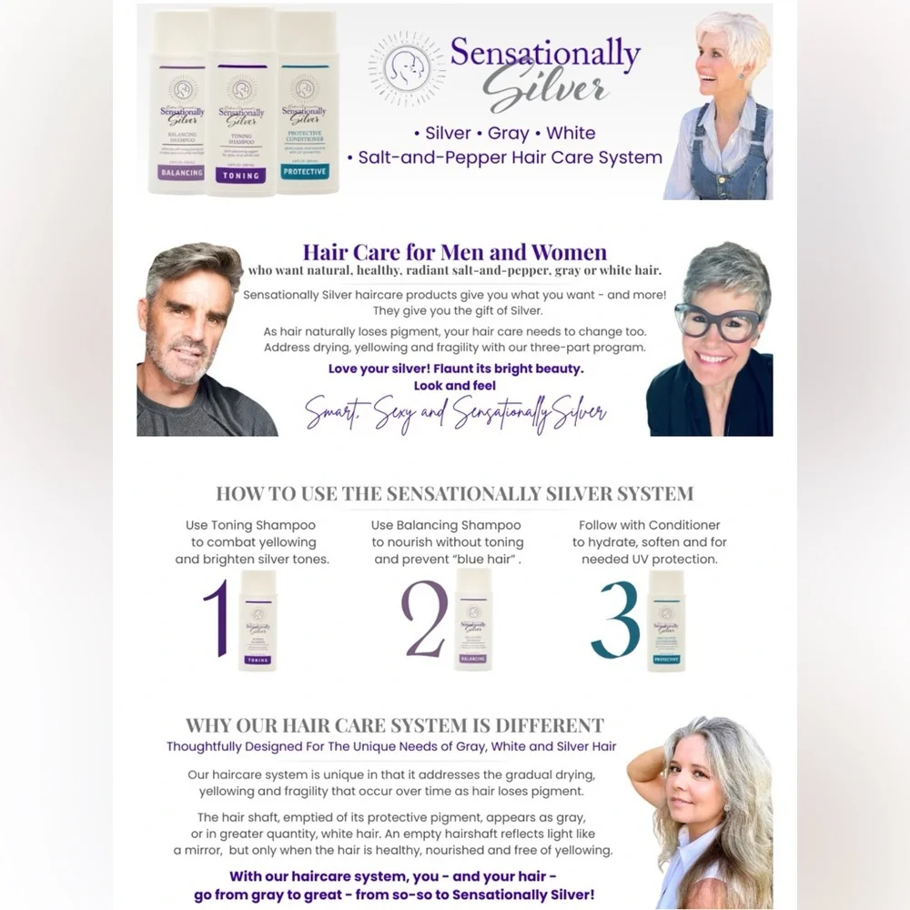 JUST IN! Sensationally Silver Hair Care Set